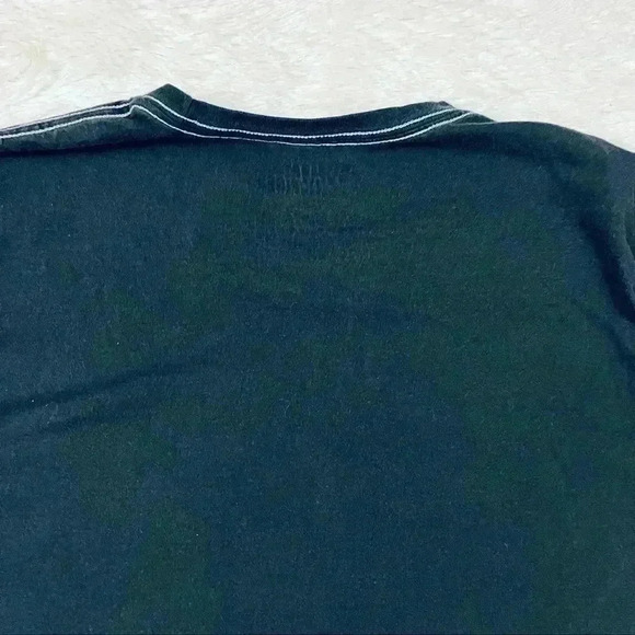 Tommy Hilfiger “Let It Ride” Motorcycle Black Crew Neck 100% Cotton Tee Size L - Picture 7 of 10